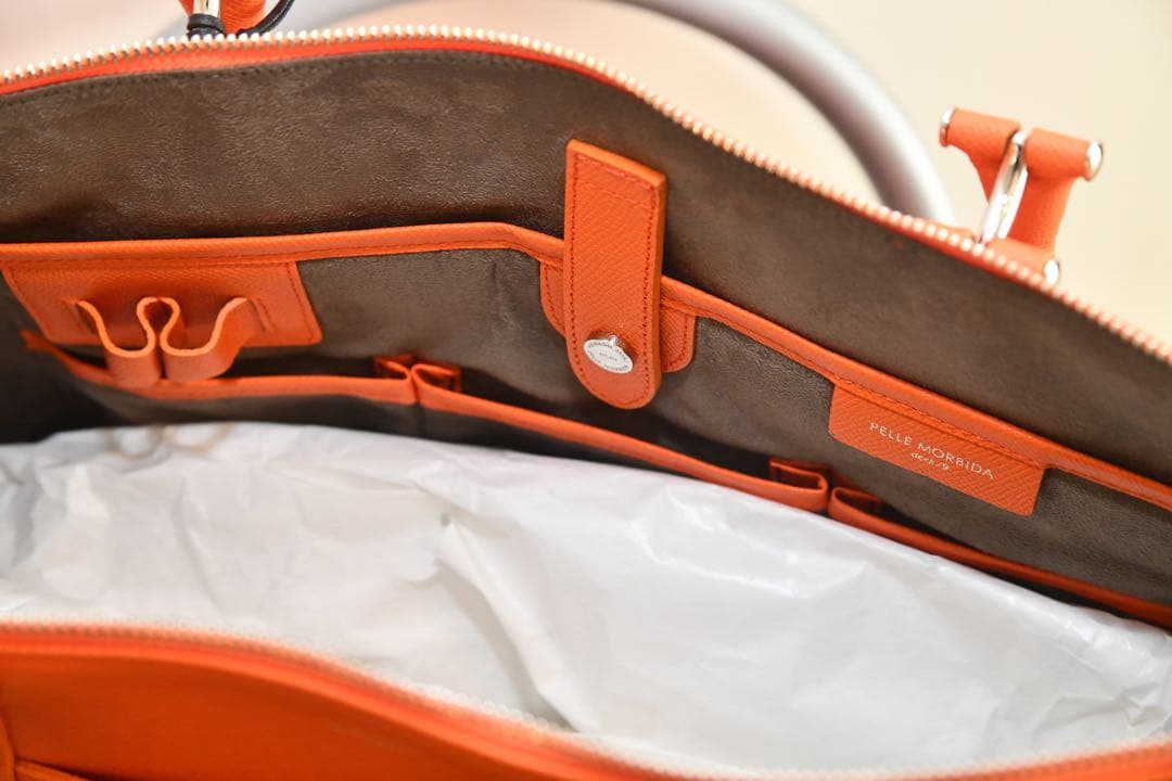 カズ0802　ペッレモルビダ deck-9シリーズ トートバッグ オレンジ