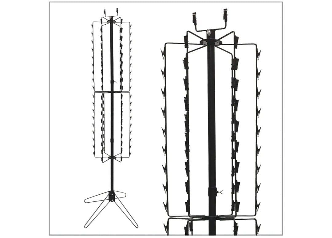 【A215】フロアスタンド　スピナースナックラック　108　クリップ付き