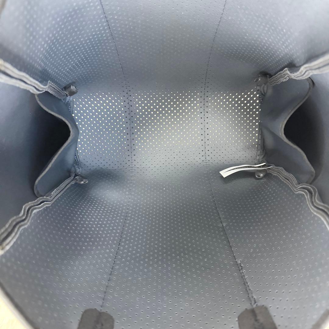 美品 ステイトオブエスケープ サテライトシティ トートバッグ ネイビー