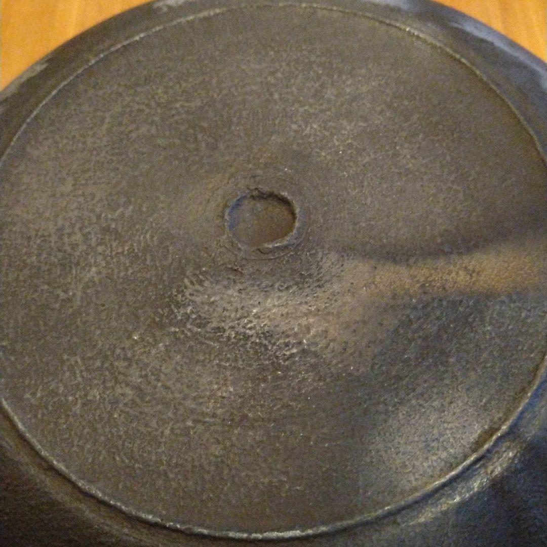 【逸品】茶道具　甑口釜　八景地紋　天猫　浄心極