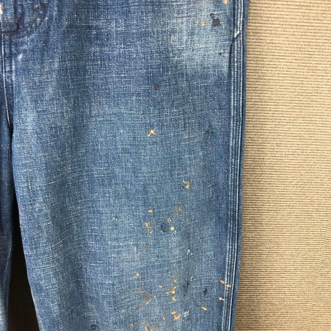 chimala ペンキ加工 ペインターデニムパンツ 30 ブルー