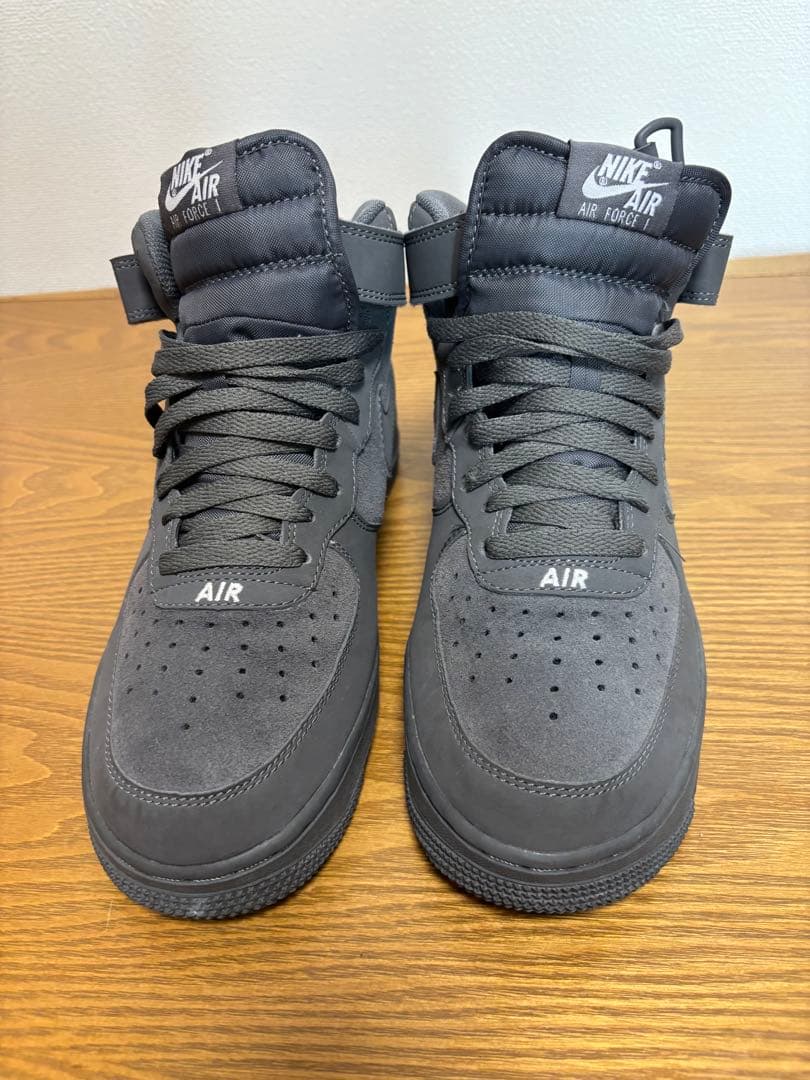 【希少】ナイキ エア フォース 1 07 ミッド ダーク グレー 26