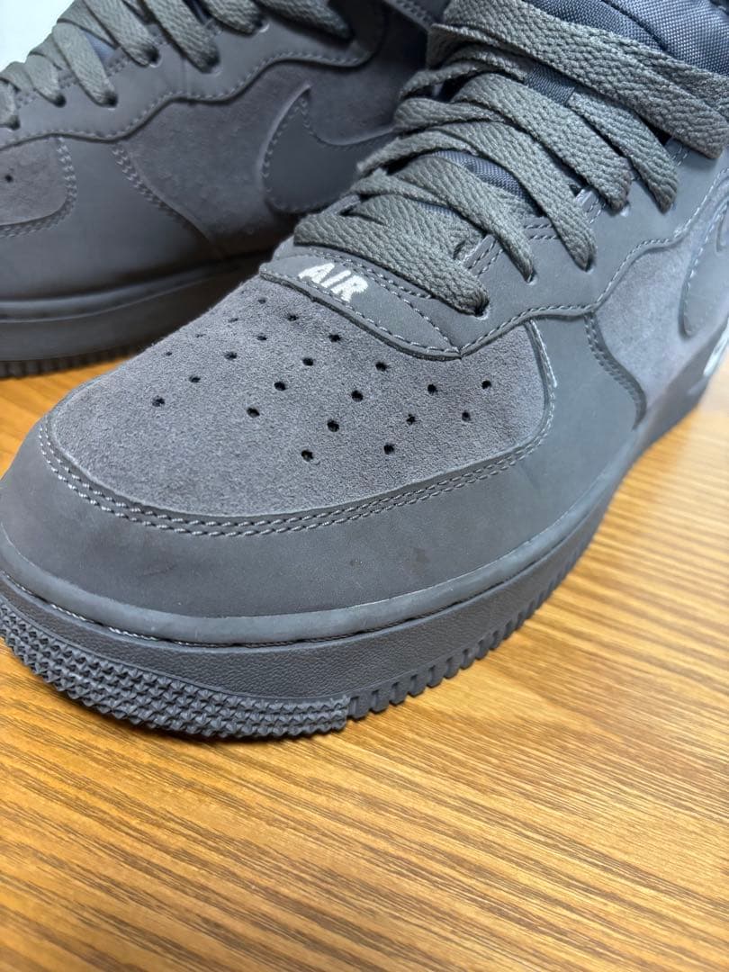 【希少】ナイキ エア フォース 1 07 ミッド ダーク グレー 26