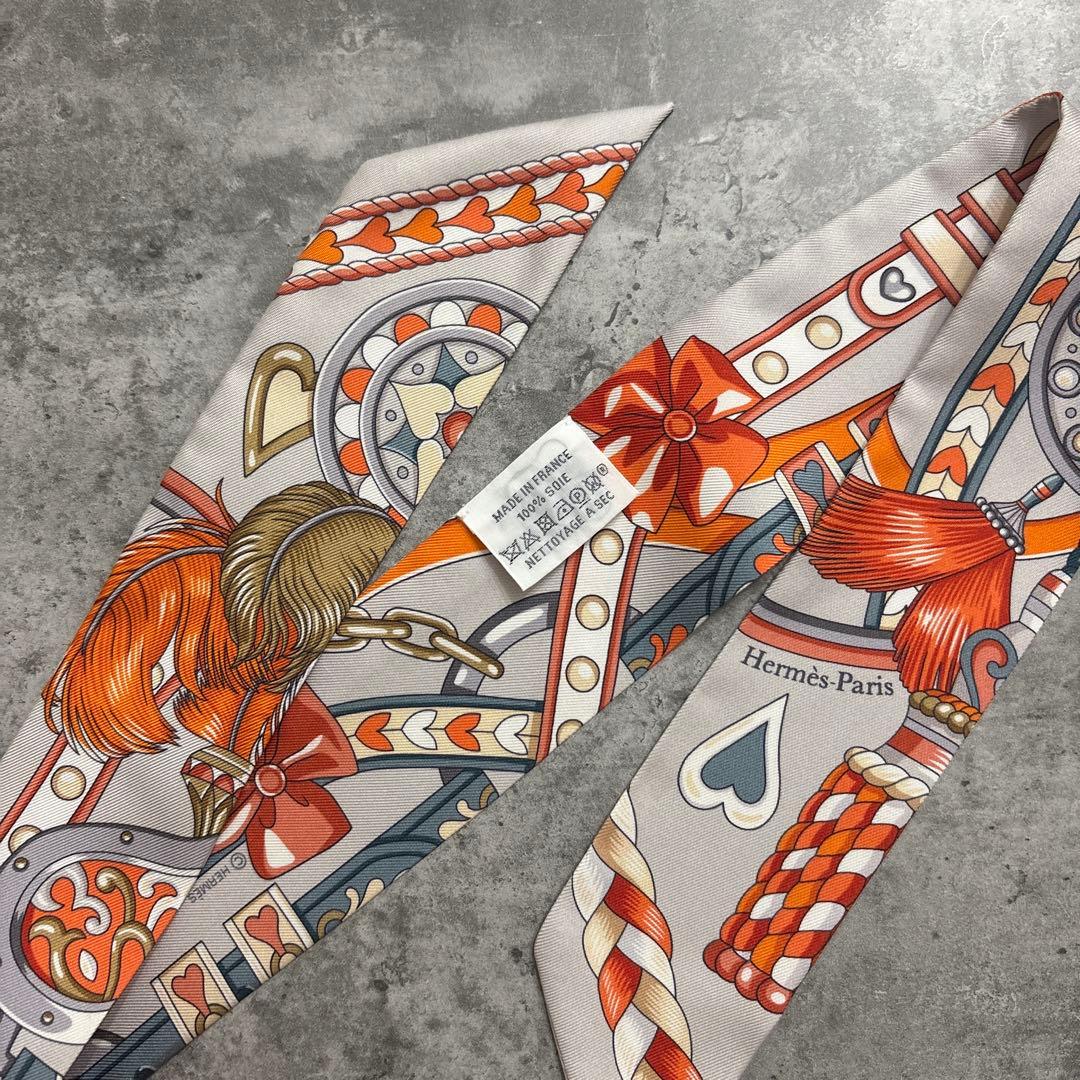 エルメス　ツイリー　アルネ・ドゥ・クール　グリペール　スカーフ