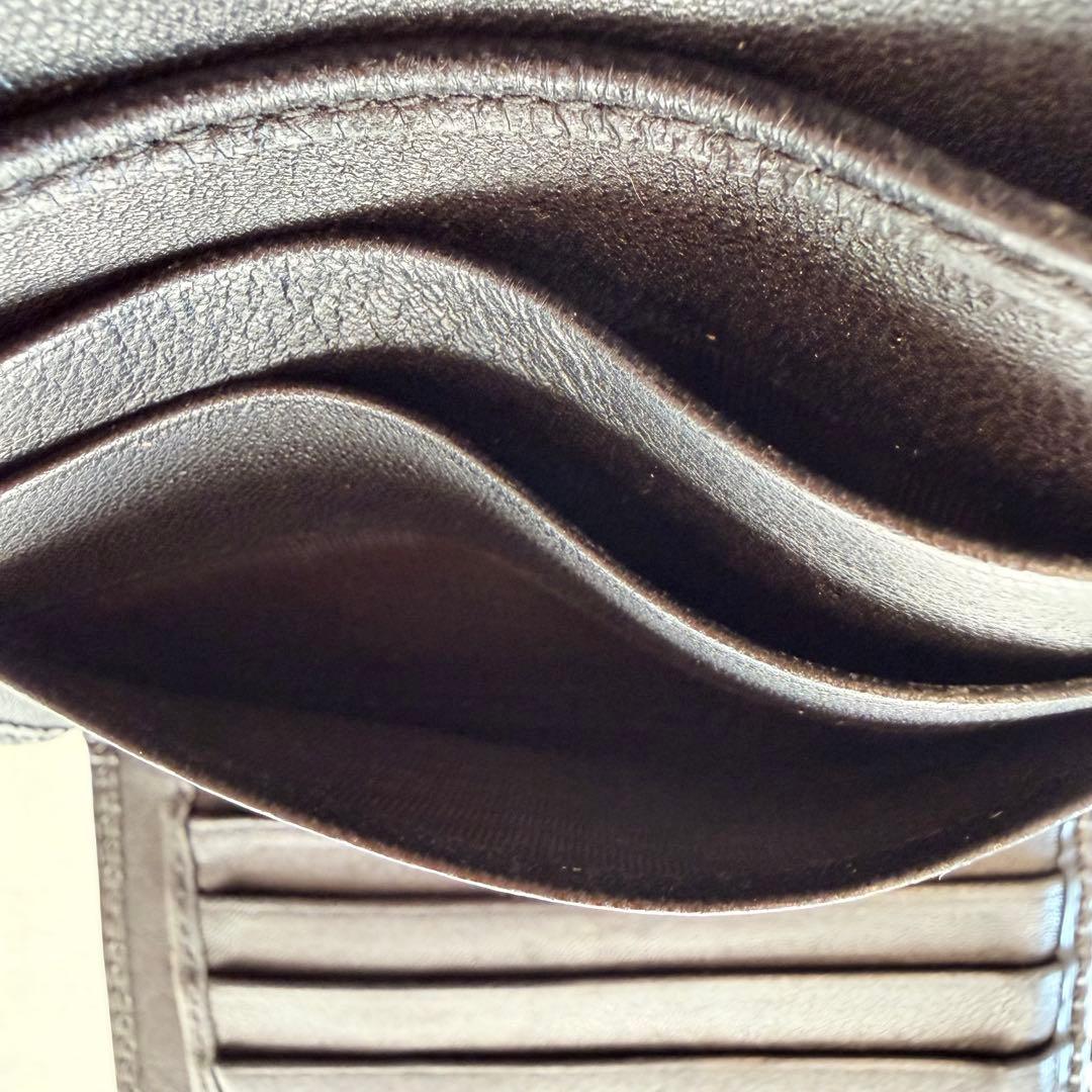 PRADA 黒 三つ折り財布 ブラック プラダ ウォレット ハイブラ