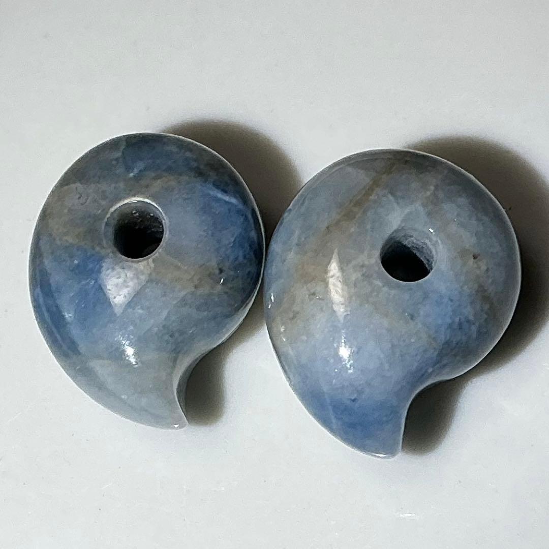 【専用】コン沢翡翠　ミニ勾玉2個