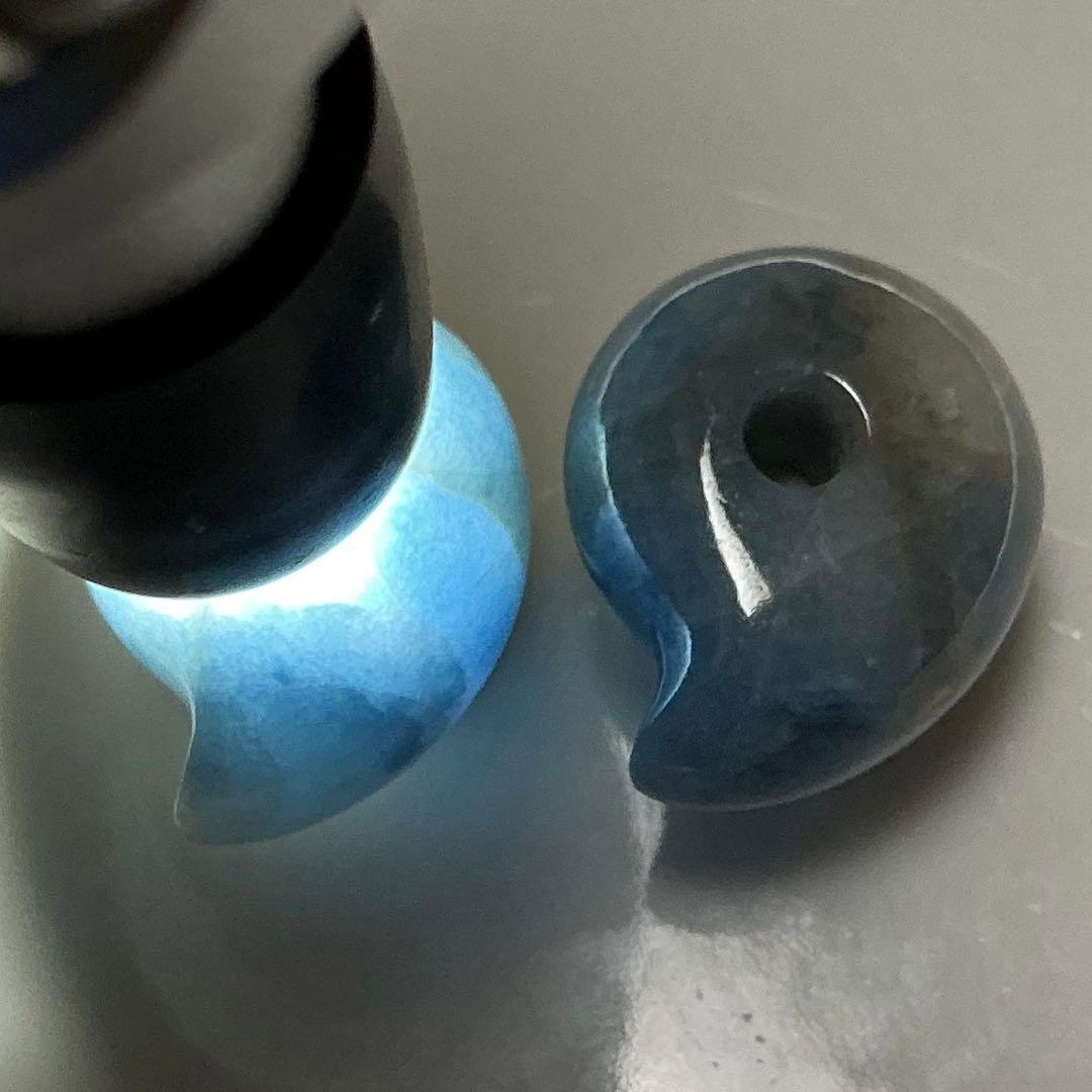 【専用】コン沢翡翠　ミニ勾玉2個