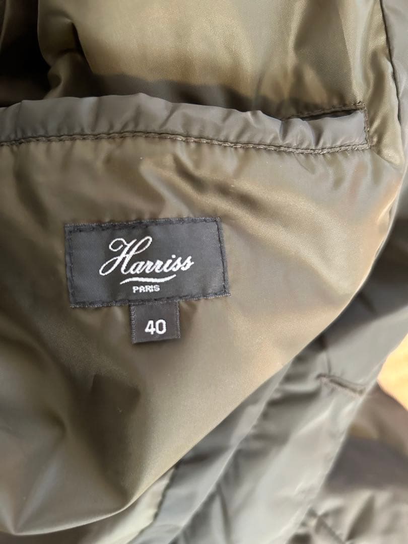 専用【美品】ハリス 中綿ステンカラーコート カーキ