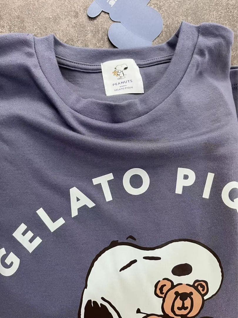 ジェラートピケ PEANUTS スヌーピー ルームウェア 上下セット
