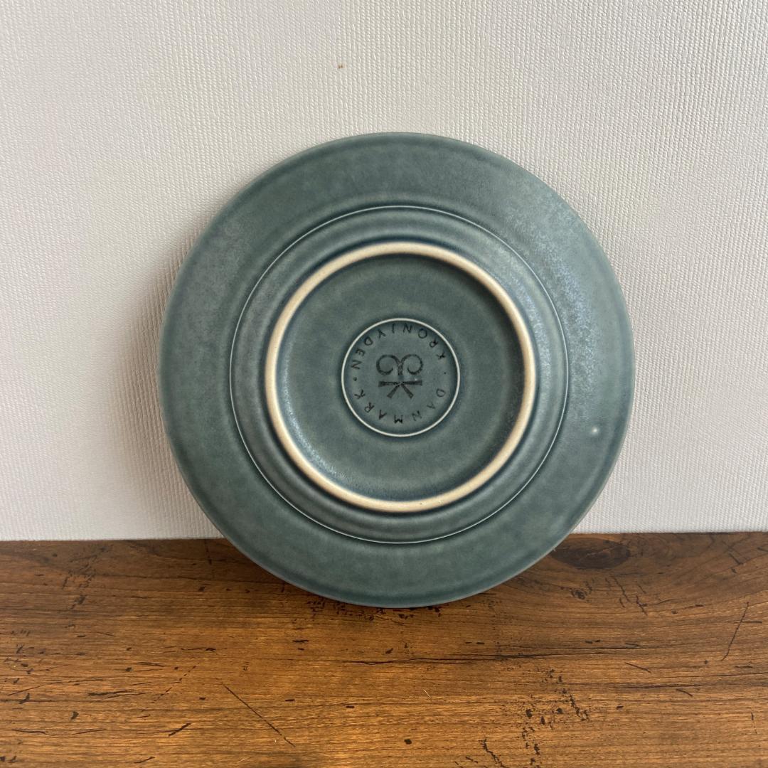 希少 クイストゴー AZUR アズール デザート サラダ 丸型 プレート 1客A