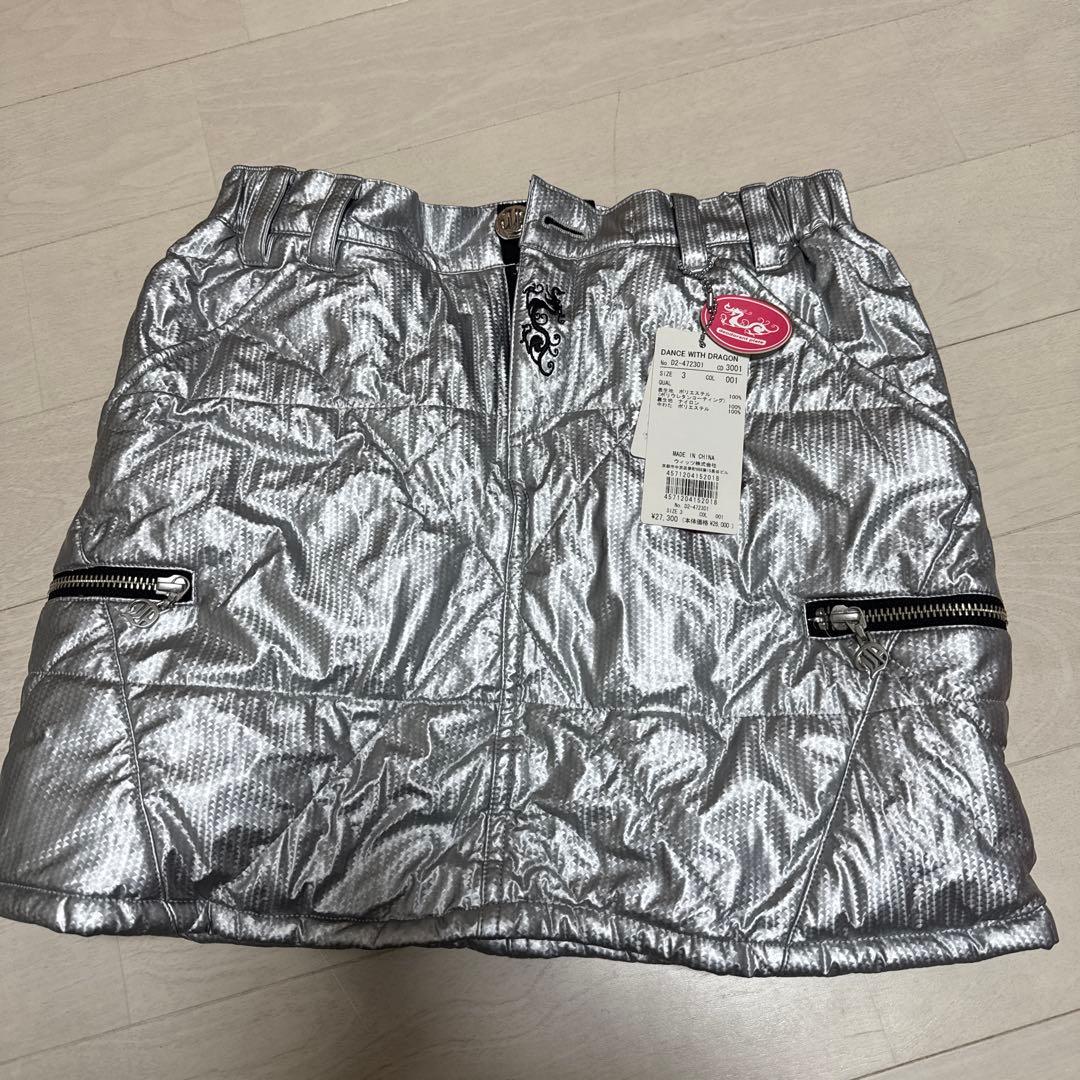 DANCE WITH DRAGON シルバー スカート サイズ3