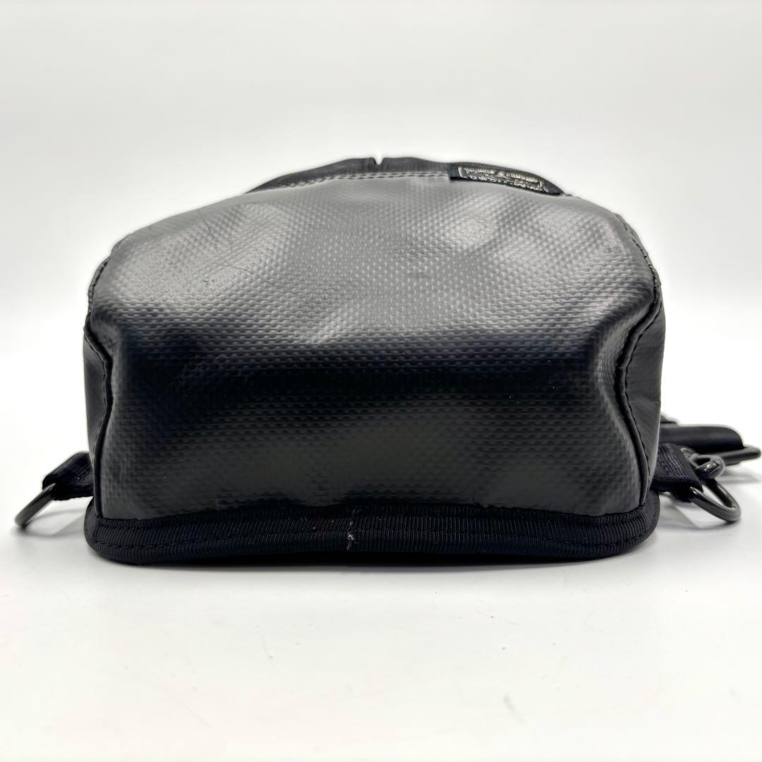 【極美品】 PORTER ポーター ヒート スリング ボディバッグ ブラック 黒