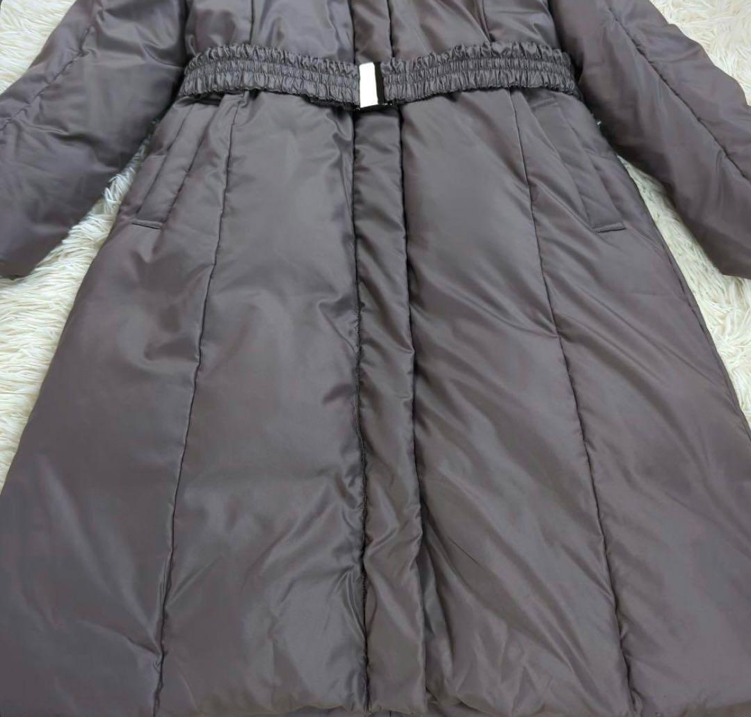 PRIMATIVO グレー ロングダウンジャケット