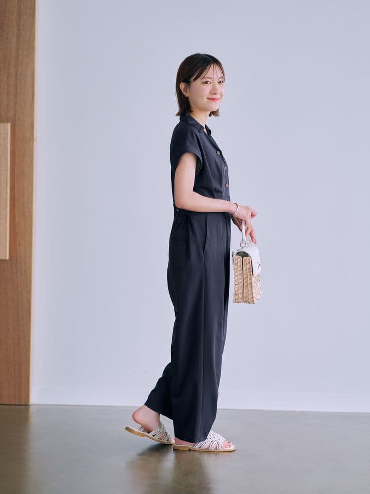 COHINA コヒナ ジャンプスーツオールインワン short