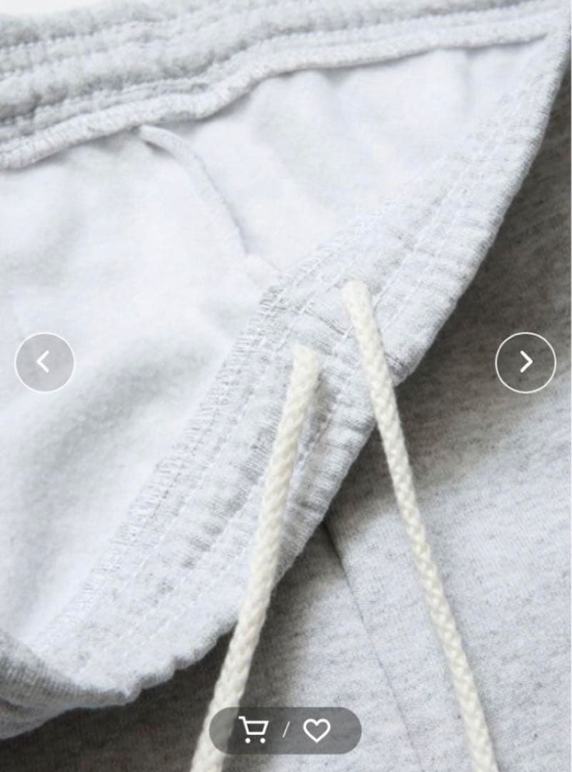 ロスアパ　スエットパンツ　アッシュグレー　14オンス