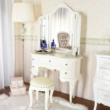 要問い合せ♥️ヨーロピアン♥️アンティーク調　ドレッサー　猫脚　ロココ調　2色