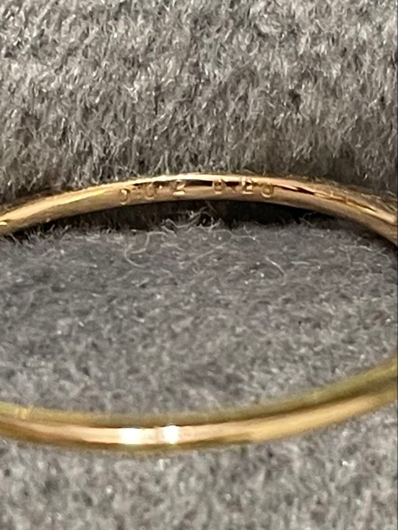 ナ*ノ様 モルガナイト リング 18金 ピンクゴールド