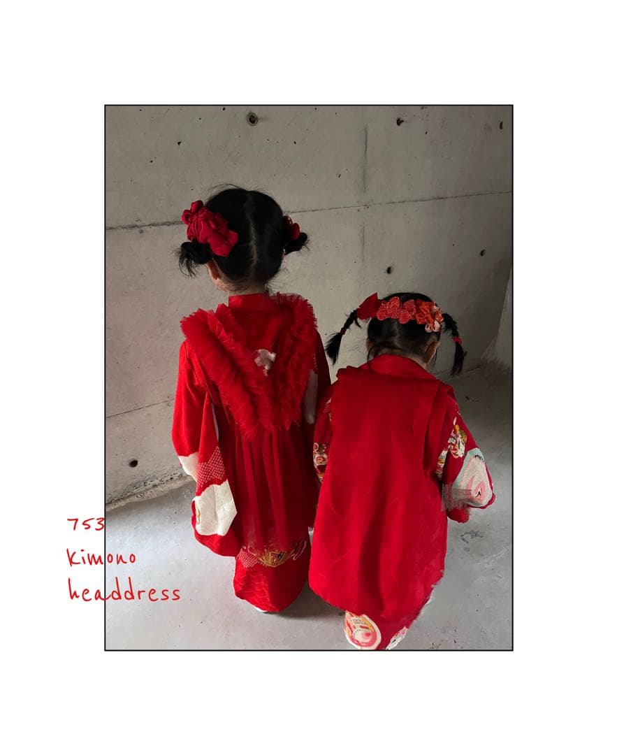 《26-11》七五三 和装　髪飾り　ヘッドドレス　卒業式　ひな祭り