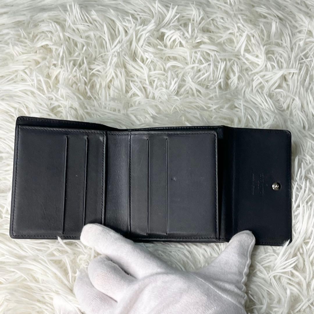 LOUIS VUITTON モノグラムマット　三つ折り財布【美品】