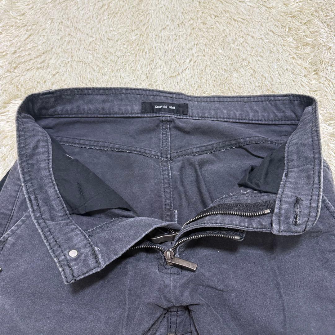 【希少】 YasuyukiIshii ワークパンツ　フレア　y2k テック系