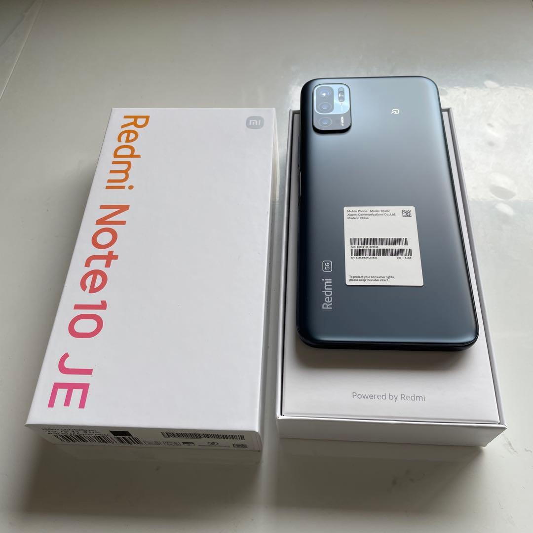 Redmi Note 10 JE グラファイトグレー 64GB
