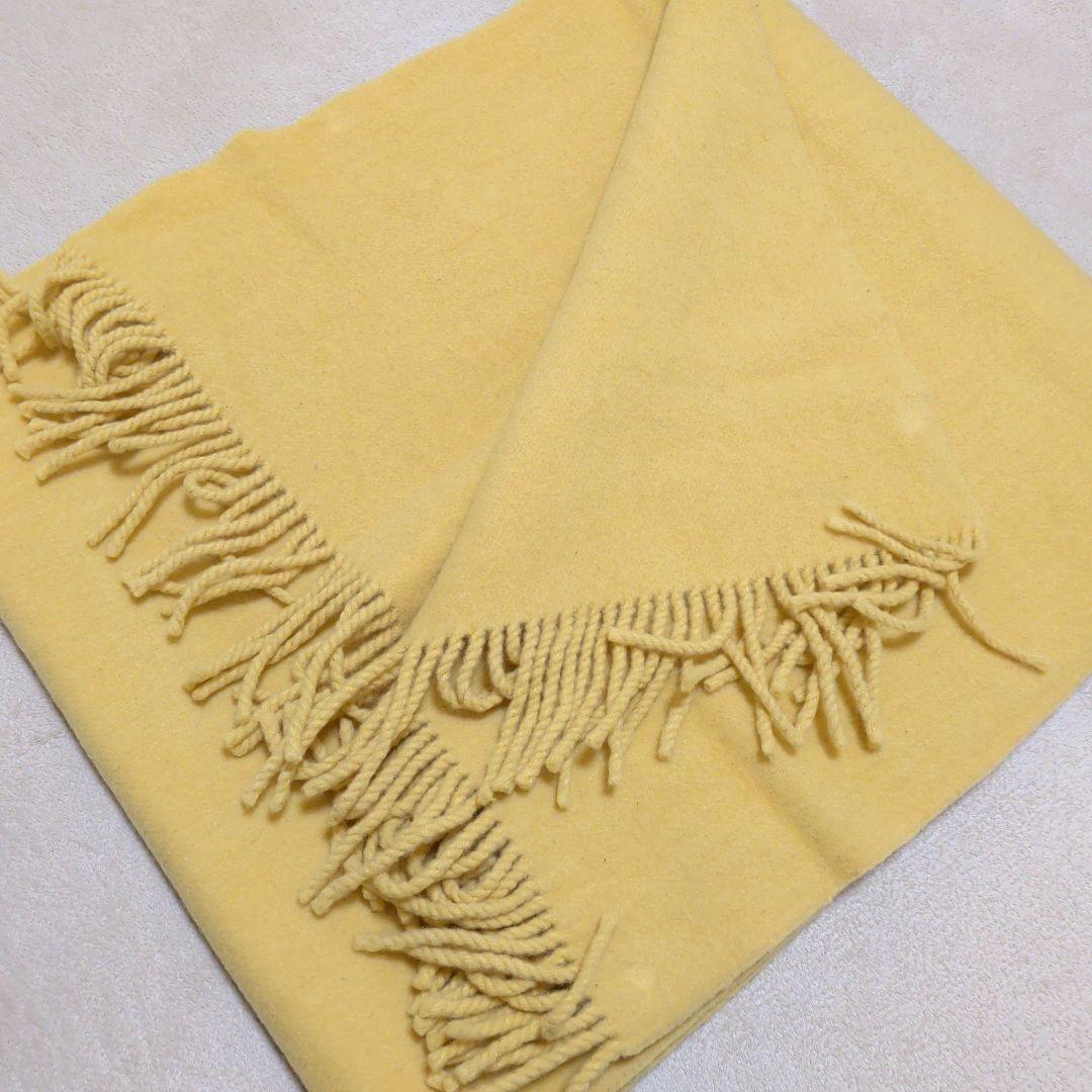 専用　ASAUCE MÉLER イエローとブラウンフリンジマフラー２色