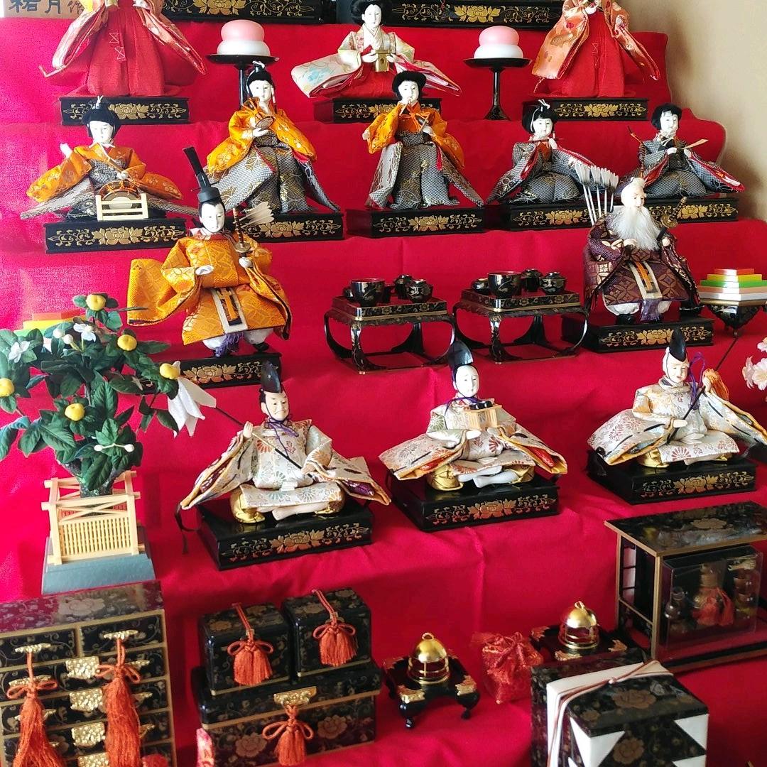 ひな人形　7段飾り　祐月　水光齊