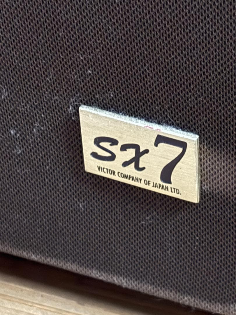 Victor SX-7 スピーカー ペア ビクター 3ウェイ パッシブ 木目調