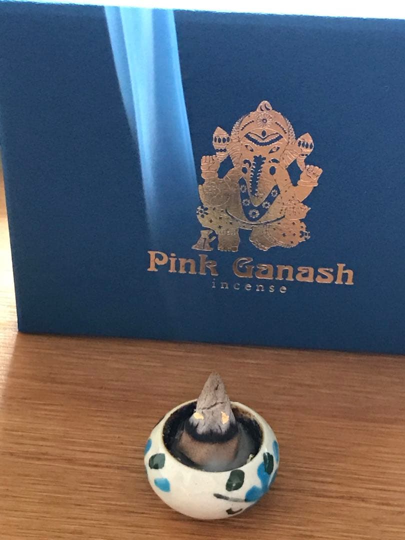 竹のお香　ピンクガネーシャ