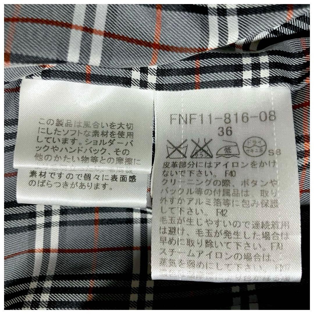 バーバリーブルーレーベル　ダッフルコート　ノバチェック　ミドル　ウール　y2k