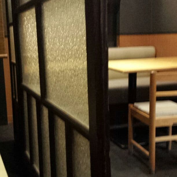 昭和のすりガラス扉