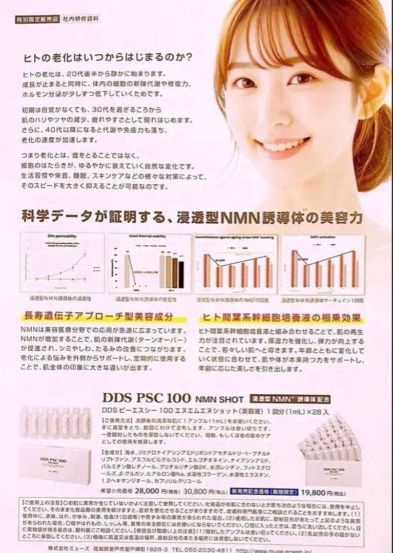 DDS PSC100 ディープアンプル　NMNショット(美容液) 2箱セット新品