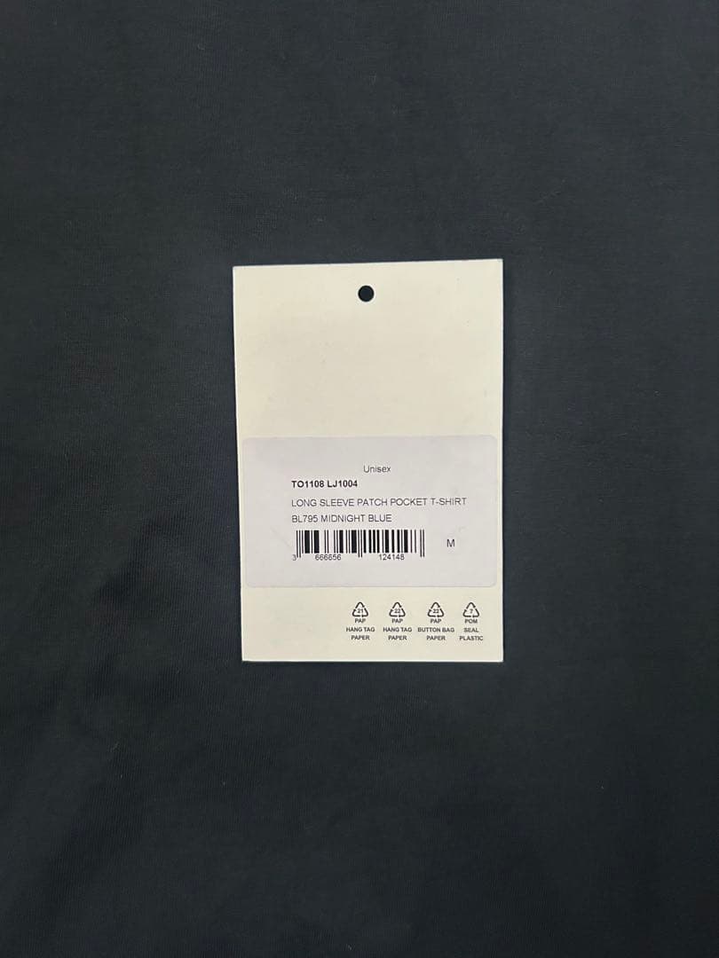 【LEMAIRE】《美品》パッチポケットTシャツ Mサイズ ネイビー