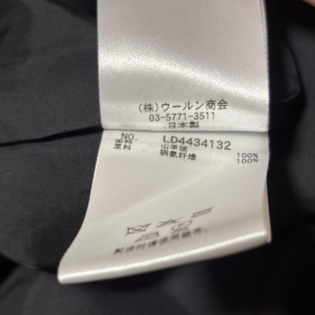 美品　カシミヤ 100% blanc vert ダブルブレスト　ロングコート　L