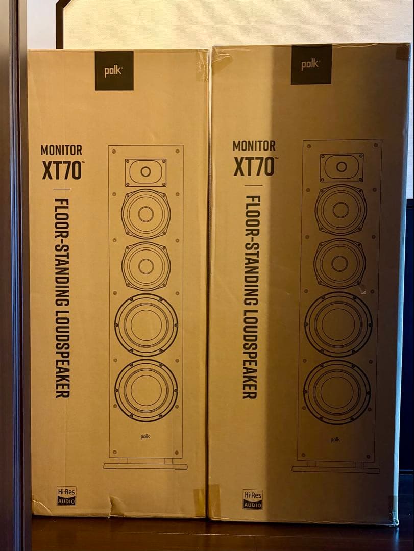 【2本セット】Polk Audio XT70フロアスタンディングスピーカー