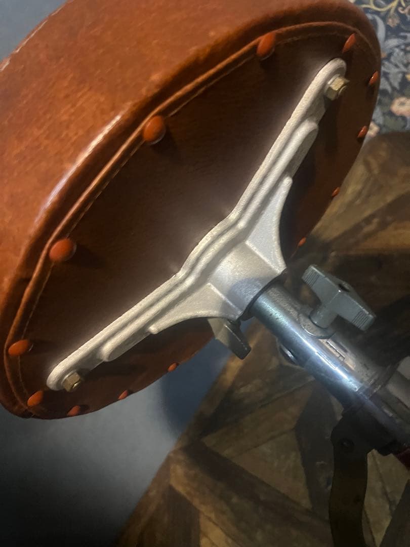 スツール 椅子 インテリア 昭和レトロ 当時物 高さ調整可能 アンティーク