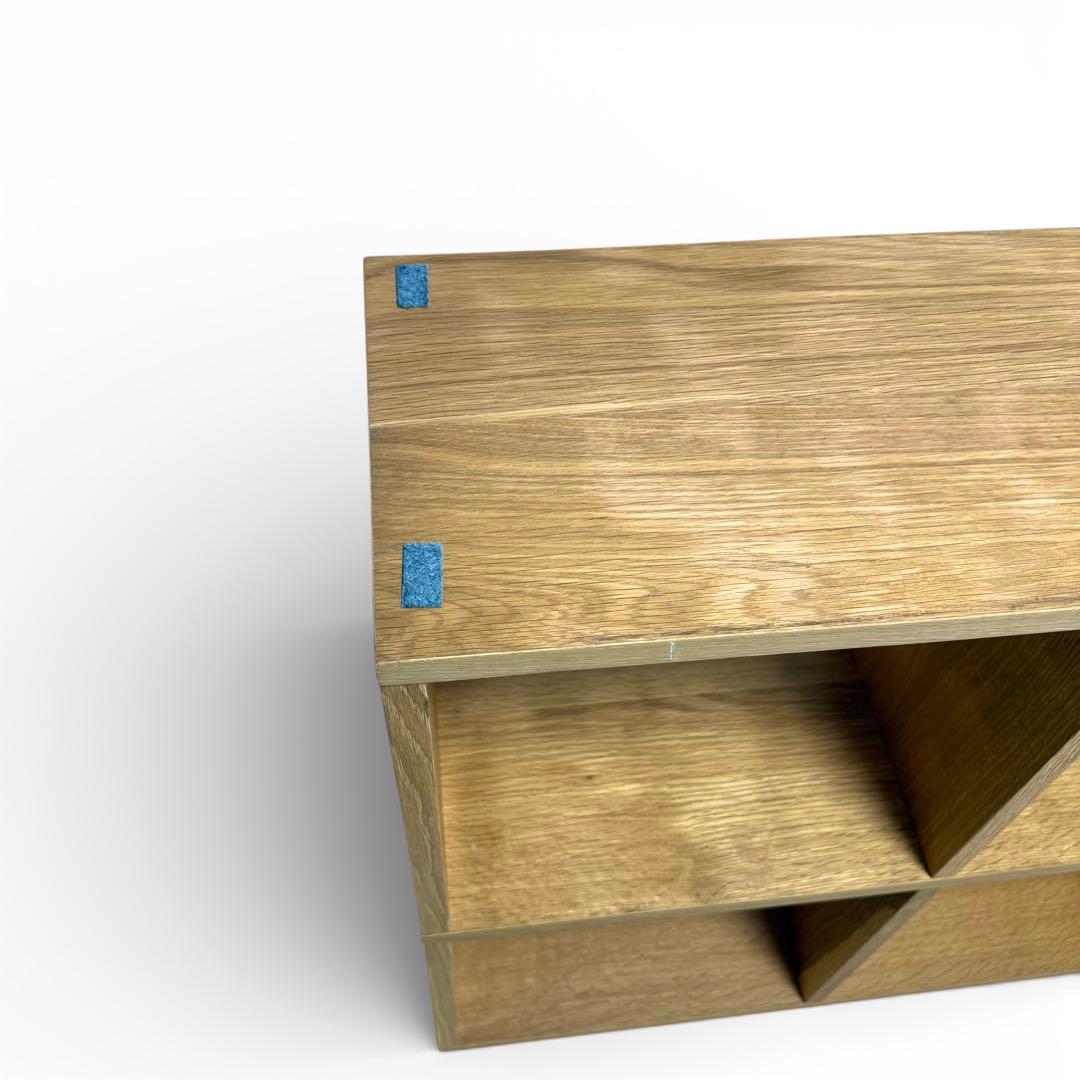 無印良品 MUJI スタッキングシェルフ 2段2列 オーク材 北欧 ナチュラル