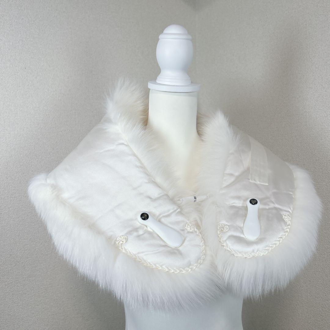 ✨最高級・希少✨　サガファーズ　シャドーフォックス　毛皮　ストール　マフラー