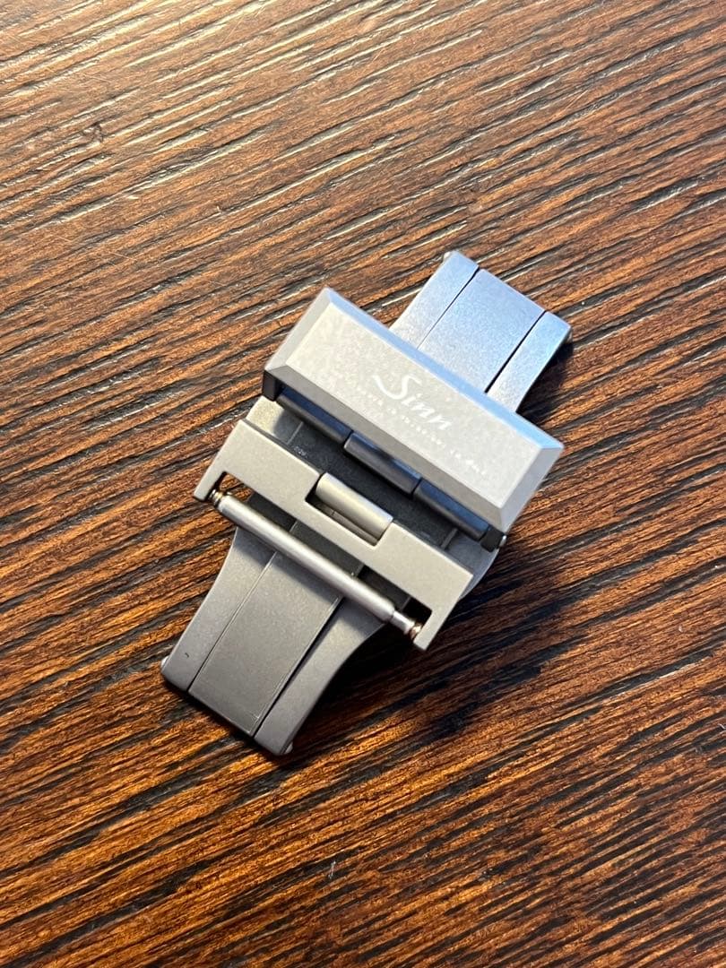 SINN ジン 純正 バタフライバックル SSマット18mm