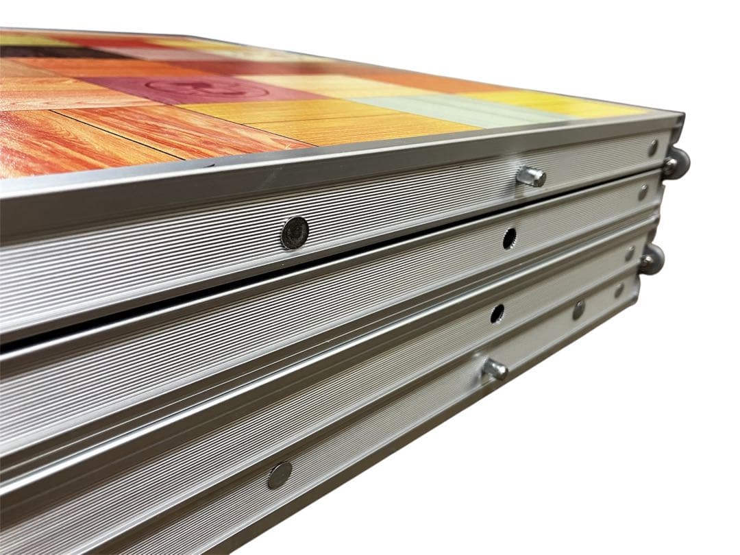 美品♡Colemanコールマン♡ナチュラルモザイクリビングテーブル180cm