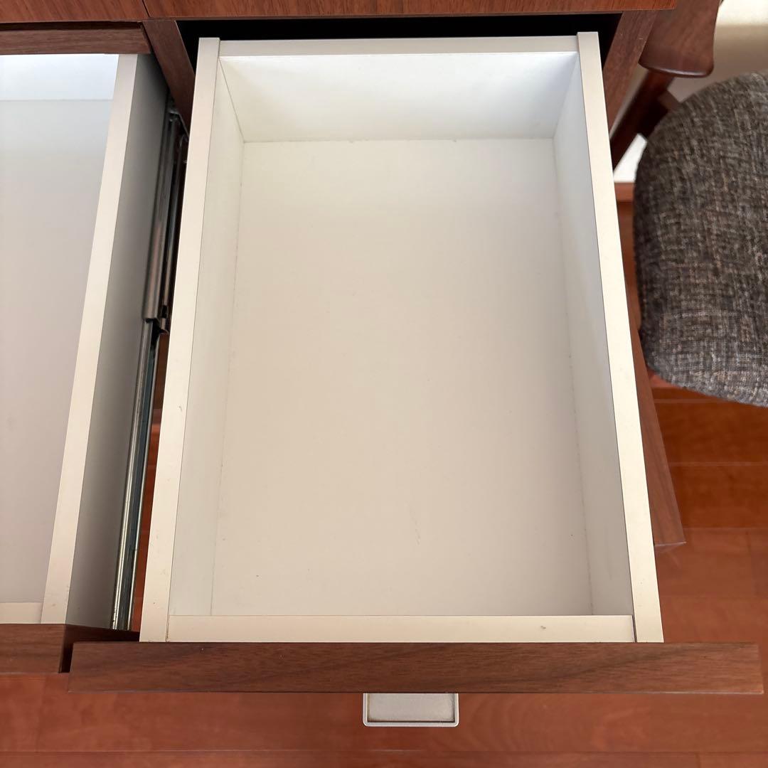 美品ACTUS購入 日本製 食器棚 本棚シェルフ引き出し収納 稼動棚カップボード