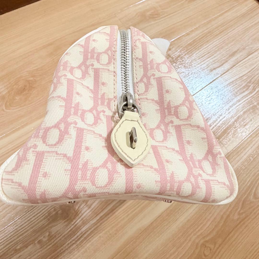 G*迎様 Christian Dior トロッター ピンク ボストン バッグ 鞄