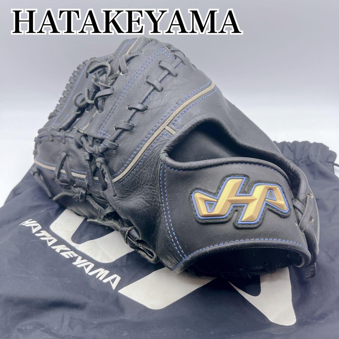 袋付き HATAKEYAMA ハタケヤマ 左利き ファーストミット 一塁 黒