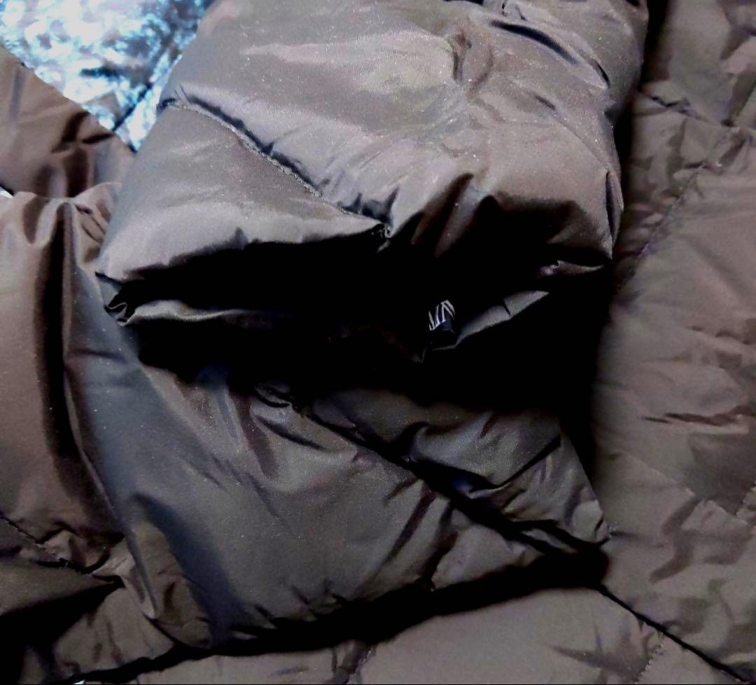 【未使用】最終SALE。BALMAN ダウン95%ブルーFOX軽量ダウンコート