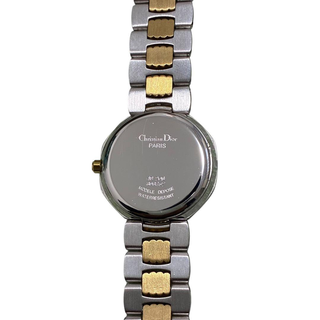 【極美品　新品電池】ディオール 腕時計　48.203 オクタゴン コンビ