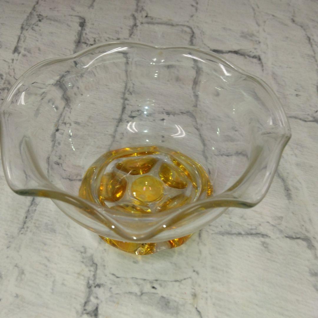 大正レトロ　ぎやまんのデザートボウル5客セット