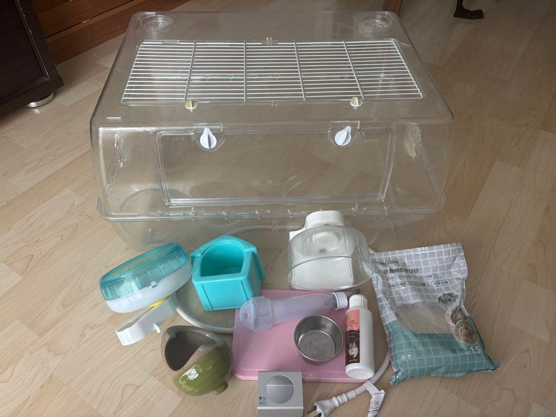 Roomy 60 アクリル製ケージ その他 用品セット