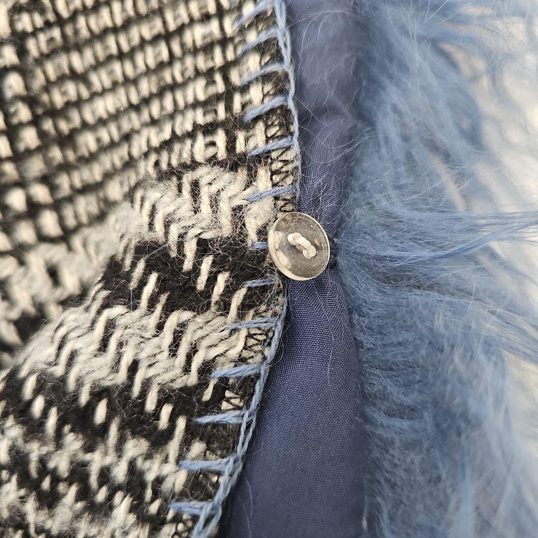 美品【TWIN SET】イタリア ファーストール 大判マフラー定価64,900円