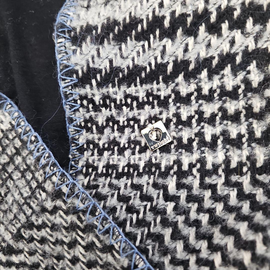 美品【TWIN SET】イタリア ファーストール 大判マフラー定価64,900円