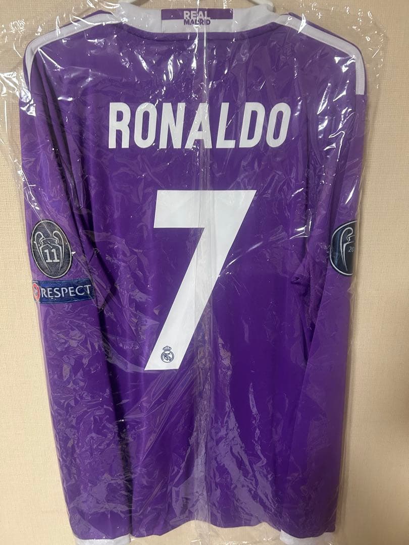 ラ*ン様 タグ付正規品 レアルマドリード 長袖 ユニフォーム ロナウド